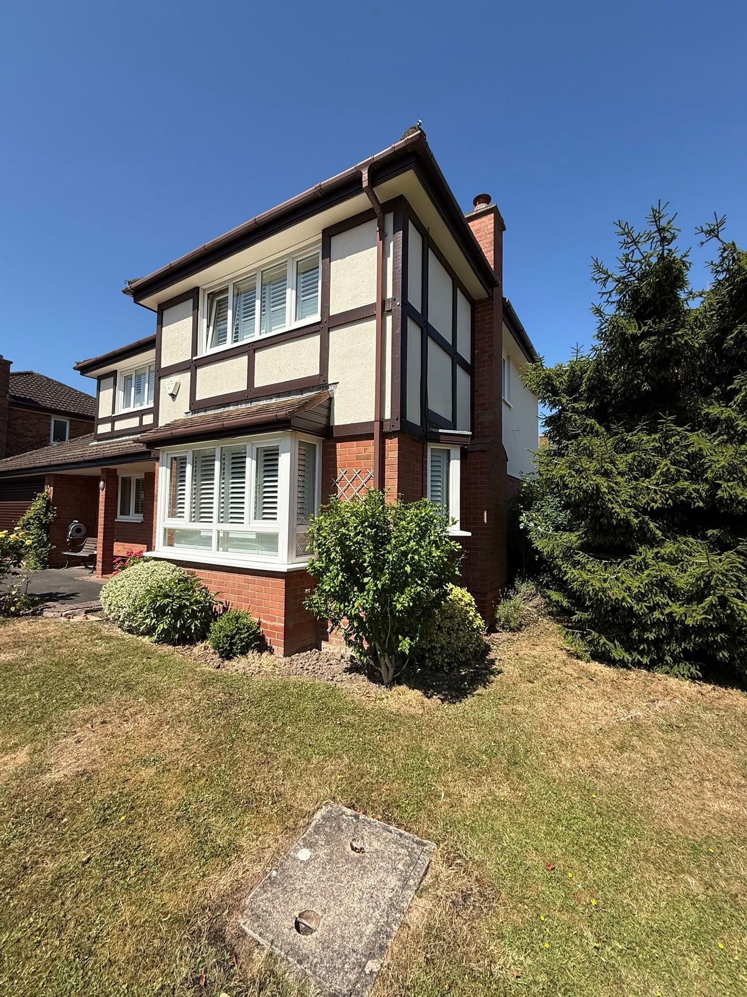 Interior painting — smooth, freshly painted white walls in a modern living room